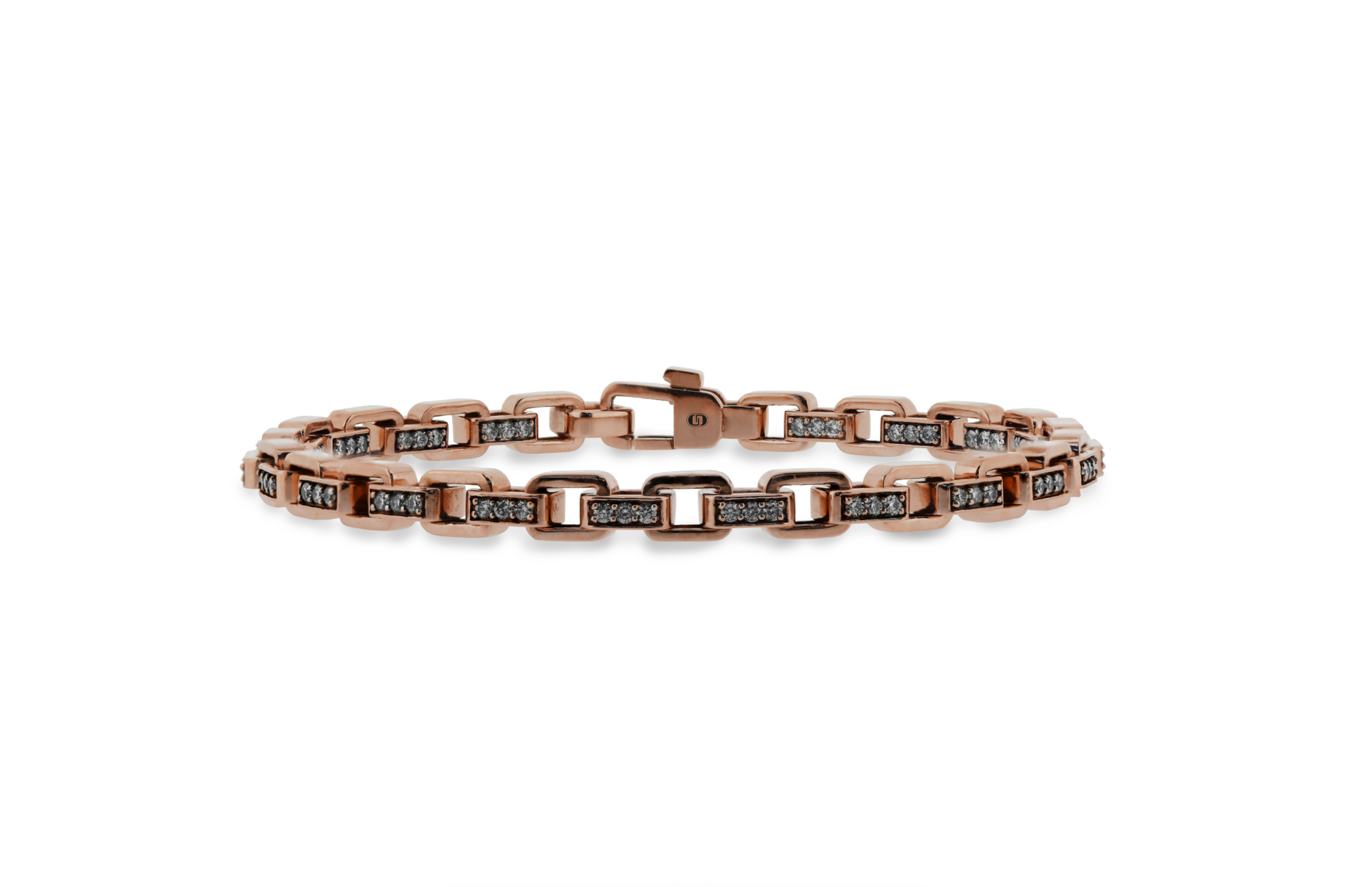 Pantheon vierkant Armband met diamanten