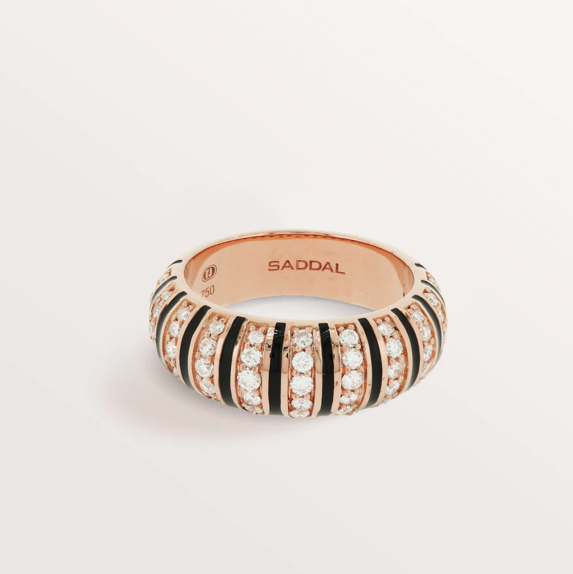 Bizet ring, emaille, Rosé