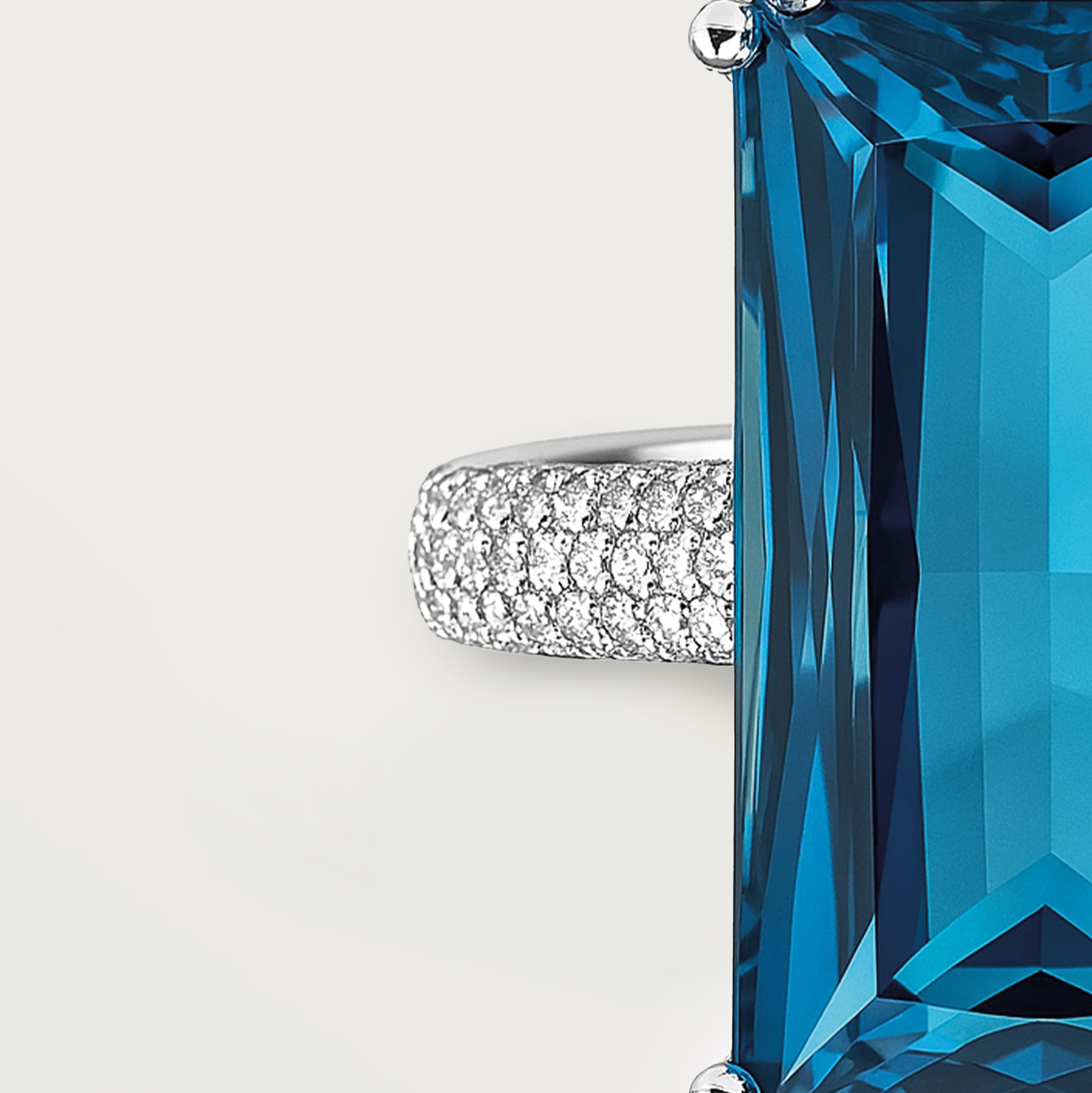 LONDON BLUE ring