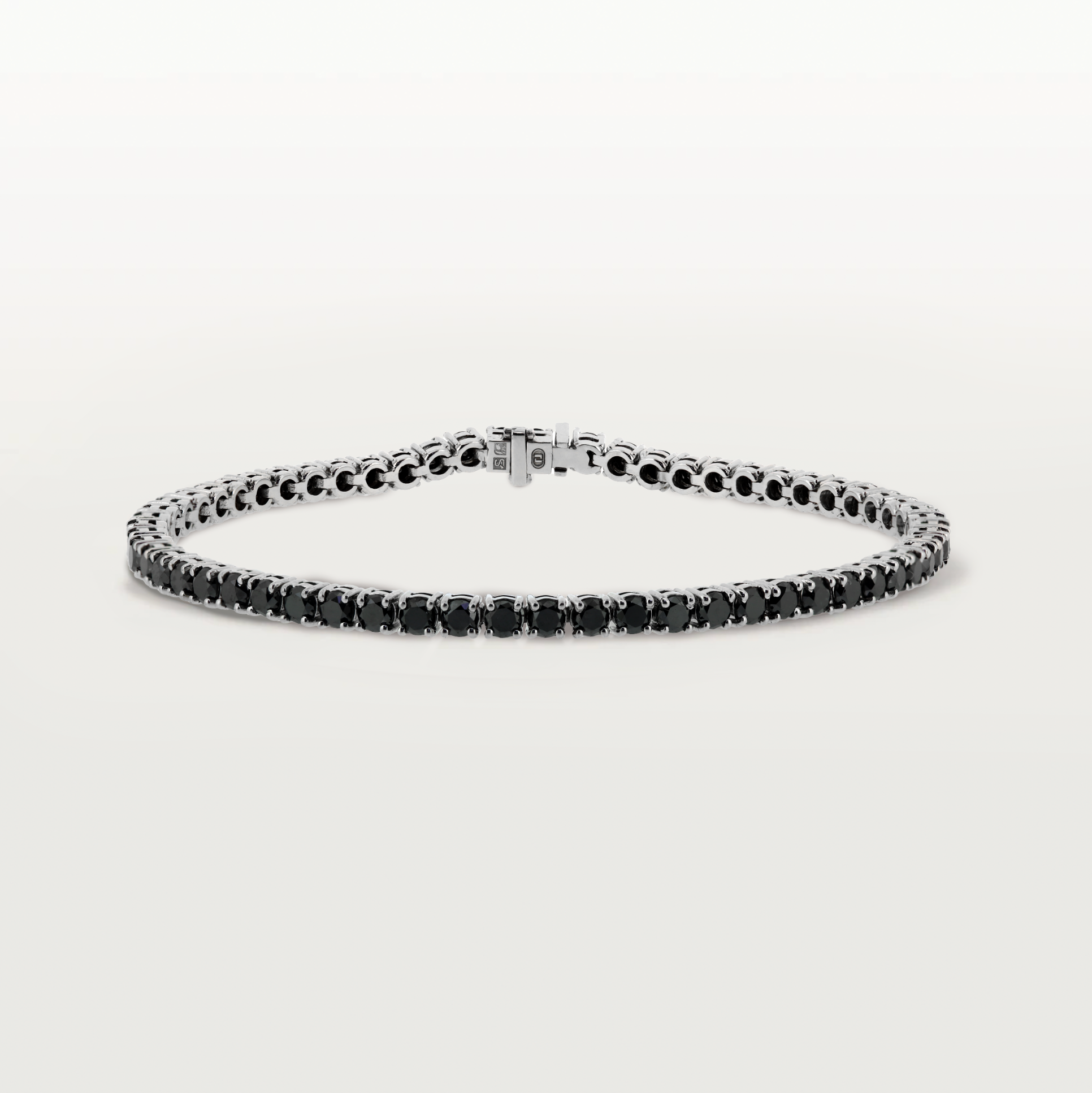 tennis Armband | zwarte diamant