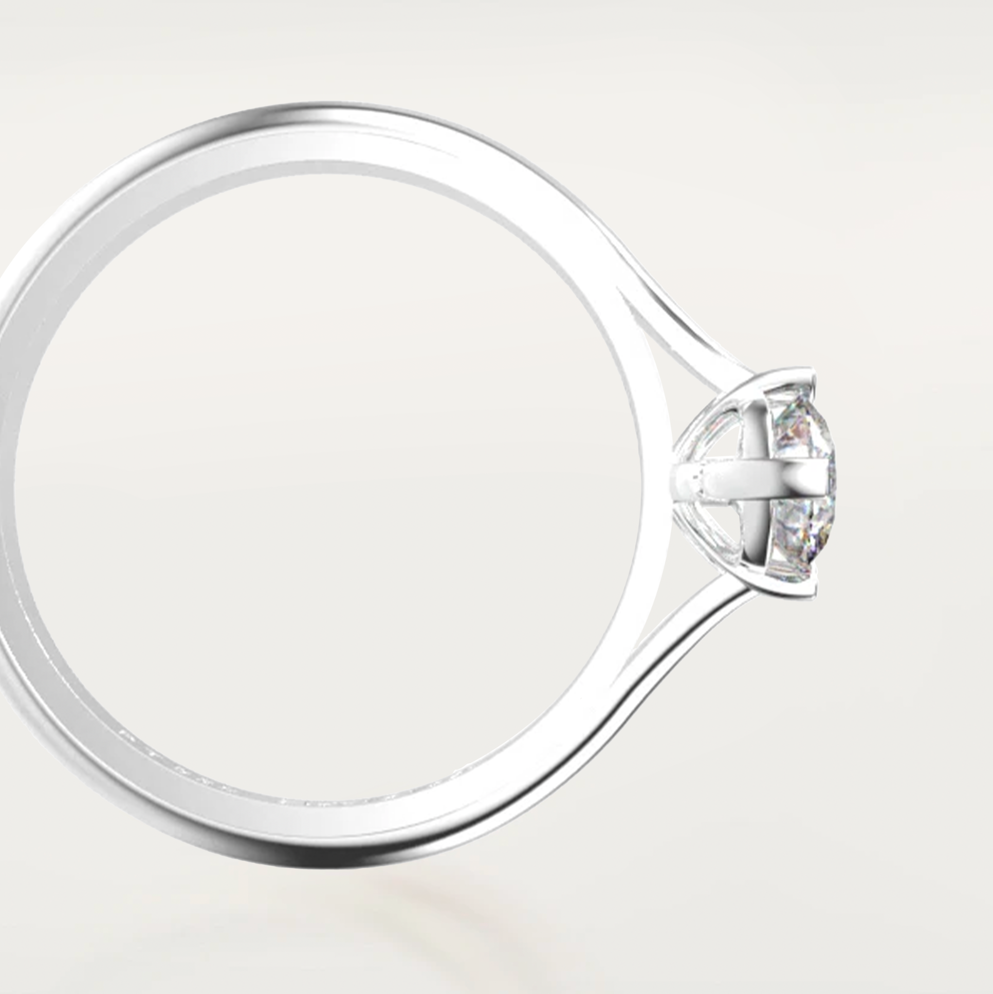 Engagement ring Mira 0.37 carat