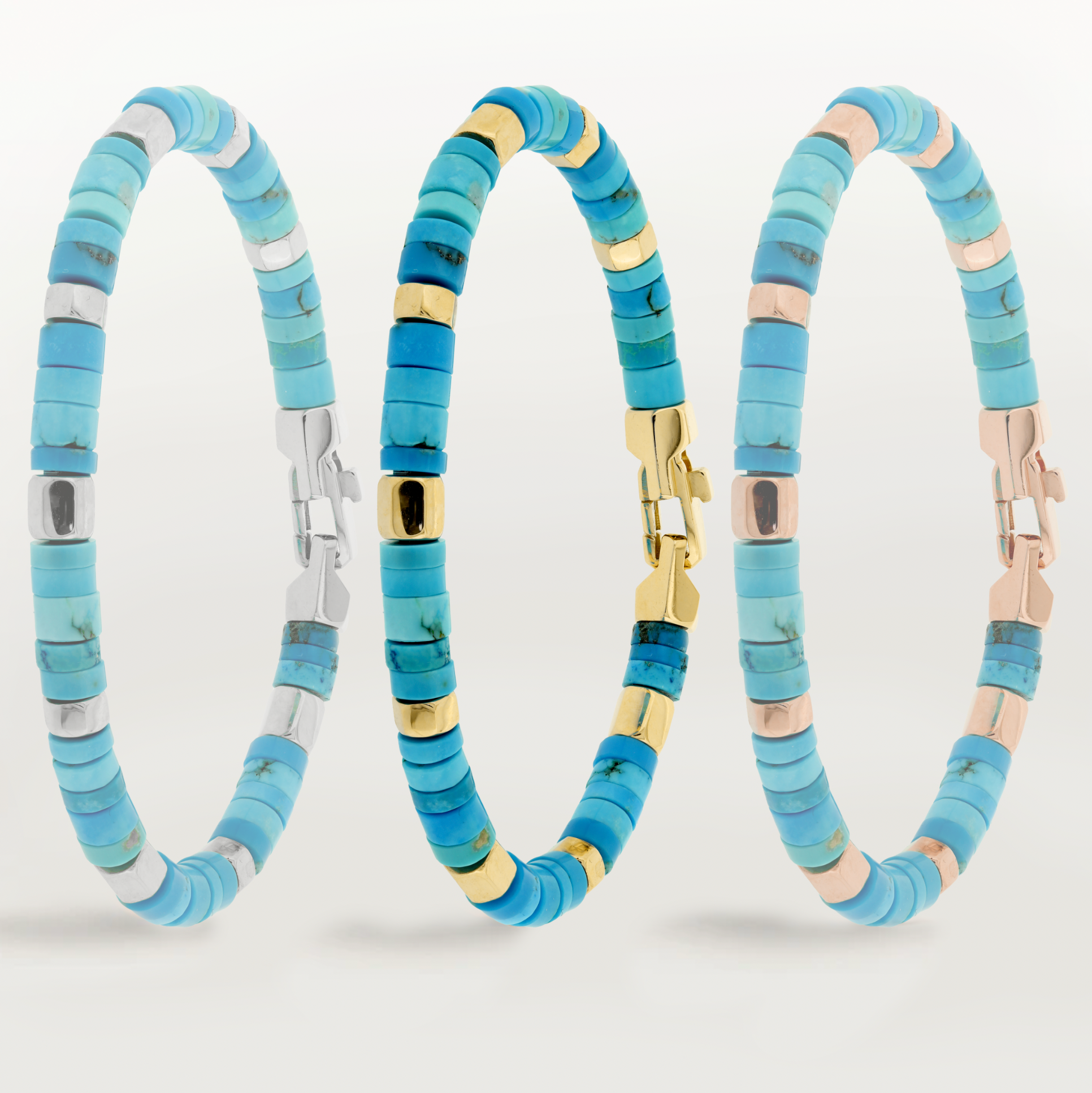 Pallas Armband Hexagon | turquoise