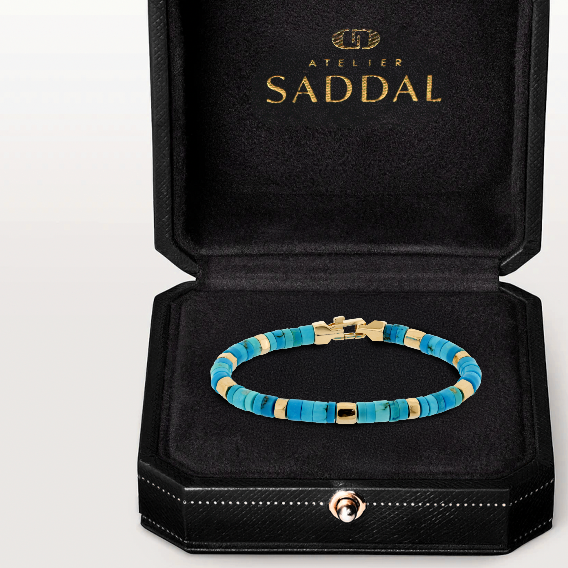 Pallas Armband Hexagon | turquoise