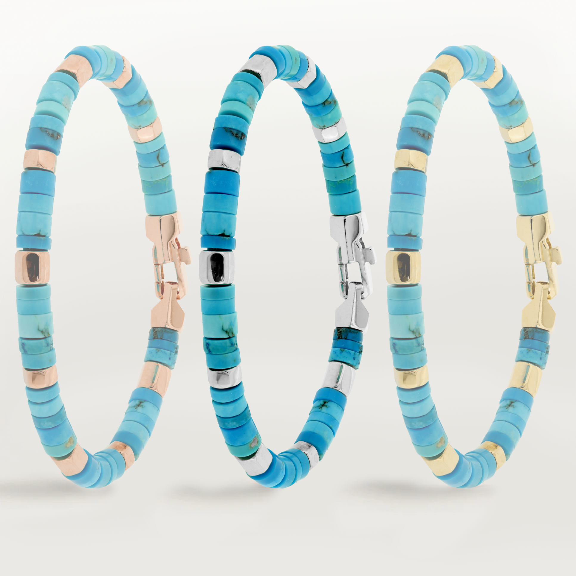 Pallas Armband Hexagon | turquoise