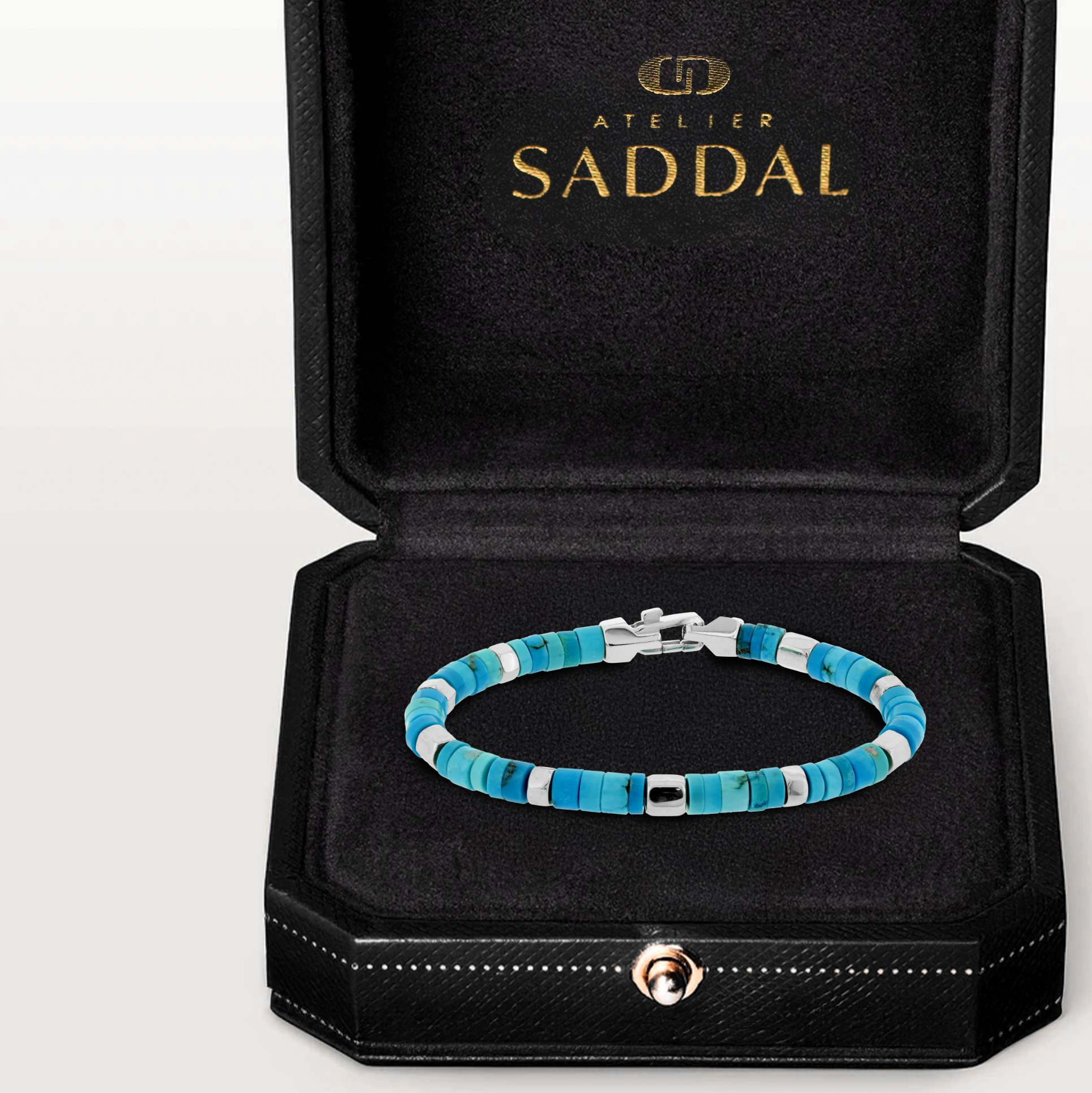 Pallas Armband Hexagon | turquoise